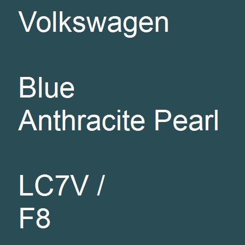 Volkswagen, Blue Anthracite Pearl, LC7V / F8.